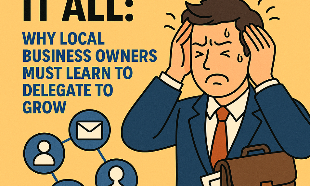 Stop Doing It All: Why Local Business Owners Must Learn to Delegate to Grow