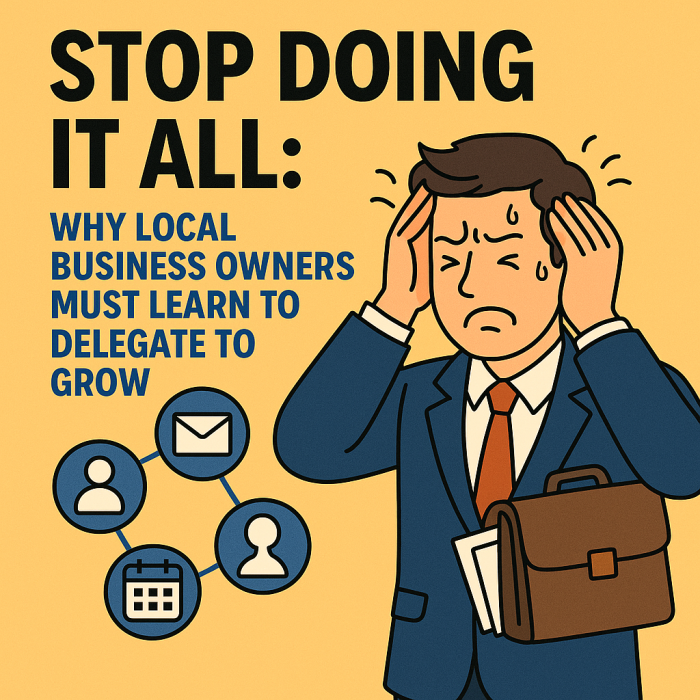 Stop Doing It All: Why Local Business Owners Must Learn to Delegate to Grow
