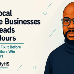Professional CornellyHS blog hero image showing a business owner reviewing missed calls and after-hours customer inquiries, illustrating how local service businesses lose leads when they fail to respond quickly.